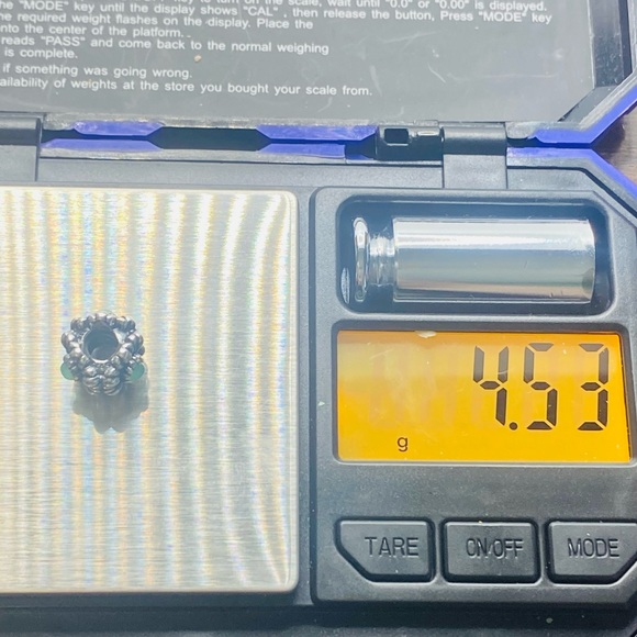 EUC Pandora 790580CH Sterling Silver May Birthday Blooms Bead w/ Chrysoprase - Picture 11 of 11